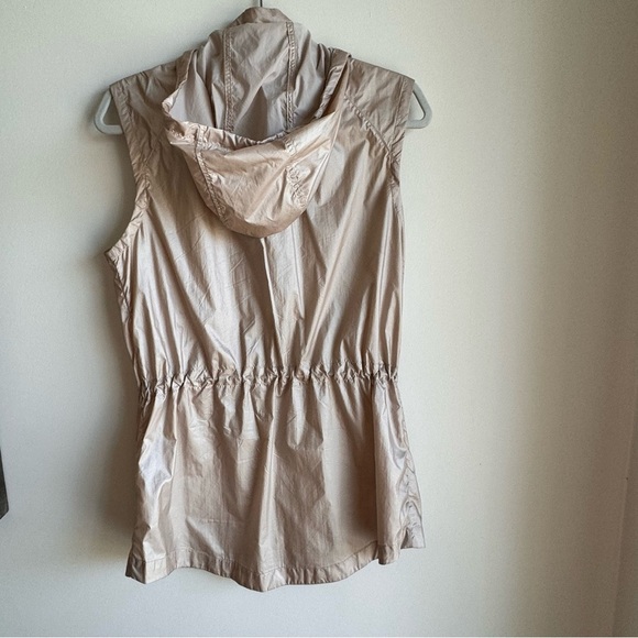Athleta Jacket Roségold  Nylon Windbreaker Vest Lightweight Performance Size XS - Picture 4 of 9